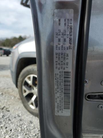 1C4PJMBS2FW527254 - 2015 JEEP CHEROKEE TRAILHAWK SILVER photo 13