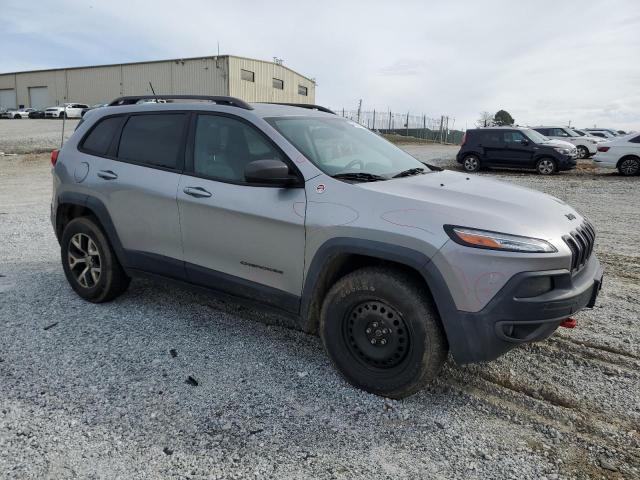 1C4PJMBS2FW527254 - 2015 JEEP CHEROKEE TRAILHAWK SILVER photo 4