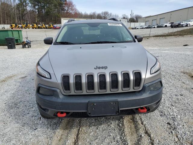 1C4PJMBS2FW527254 - 2015 JEEP CHEROKEE TRAILHAWK SILVER photo 5