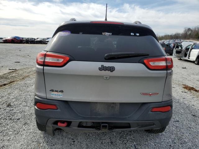 1C4PJMBS2FW527254 - 2015 JEEP CHEROKEE TRAILHAWK SILVER photo 6