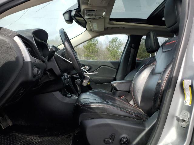 1C4PJMBS2FW527254 - 2015 JEEP CHEROKEE TRAILHAWK SILVER photo 7