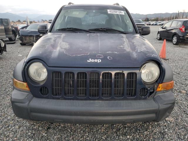 1J8GK48K36W159115 - 2006 JEEP LIBERTY SPORT BLUE photo 5