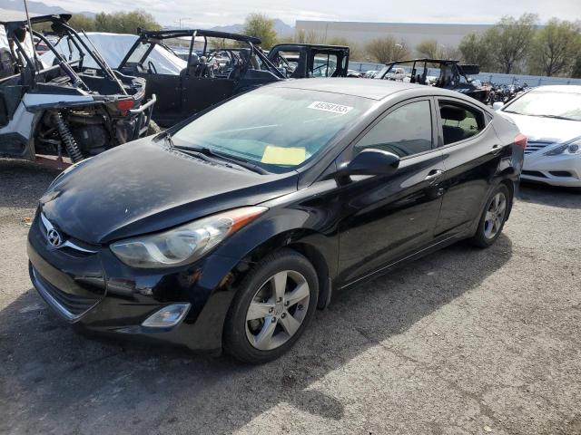 KMHDH4AE5DU949999 - 2013 HYUNDAI ELANTRA GLS BLACK photo 1