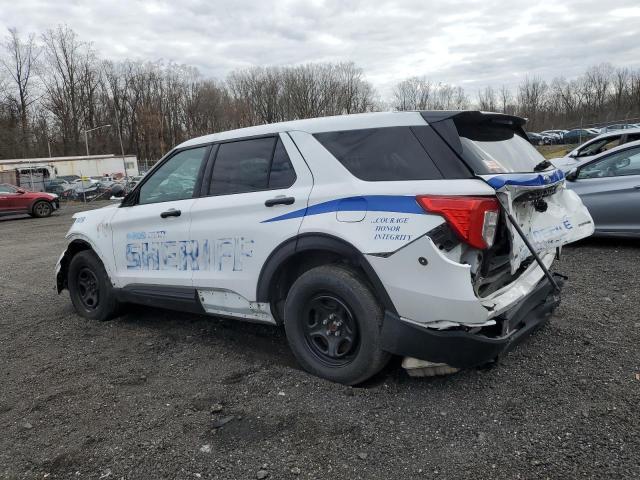 1FM5K8AB9LGD01436 - 2020 FORD EXPLORER POLICE INTERCEPTOR WHITE photo 2