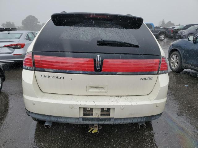 2LMDU68C97BJ11081 - 2007 LINCOLN MKX WHITE photo 6