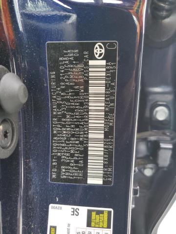 5YFB4MDE8RP193401 - 2024 TOYOTA COROLLA LE ლურჯი ფოტო 12