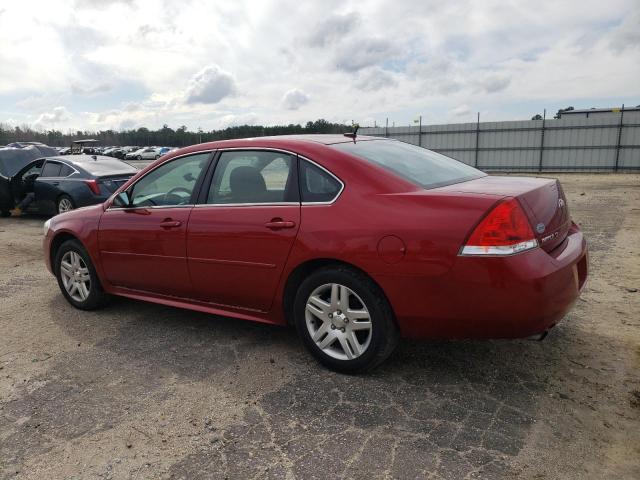 2G1WB5E38F1126052 - 2015 CHEVROLET IMPALA LIM LT BURGUNDY photo 2