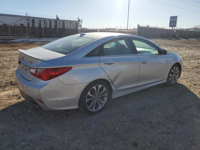 5NPEC4AC0EH876140 - 2014 HYUNDAI SONATA SE SILVER photo 3