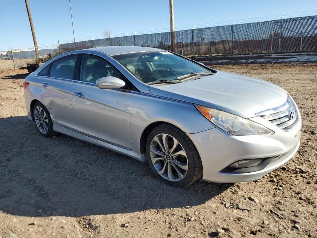 5NPEC4AC0EH876140 - 2014 HYUNDAI SONATA SE SILVER photo 4