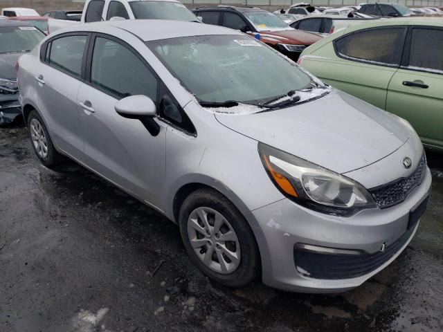 KNADM4A37G6676410 - 2016 KIA RIO LX SILVER photo 4