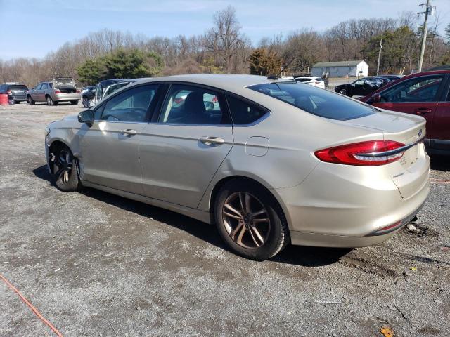 3FA6P0HD8JR128717 - 2018 FORD FUSION SE SILVER photo 2