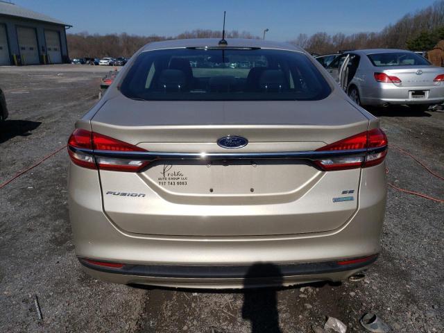 3FA6P0HD8JR128717 - 2018 FORD FUSION SE SILVER photo 6