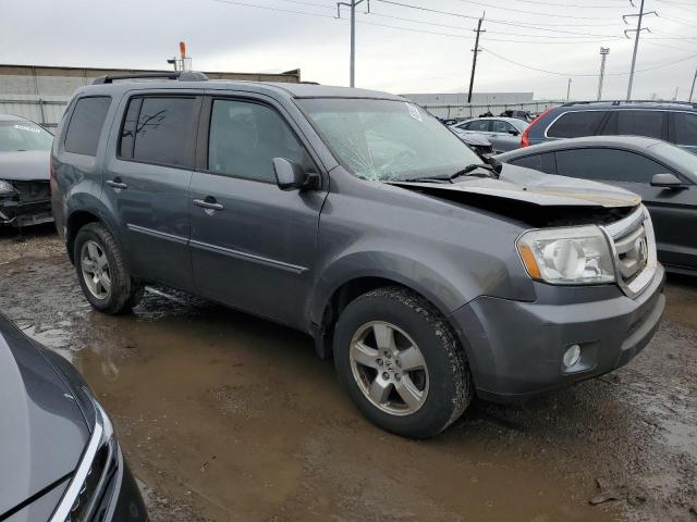 5FNYF4H49BB093976 - 2011 HONDA PILOT EX GRAY photo 4