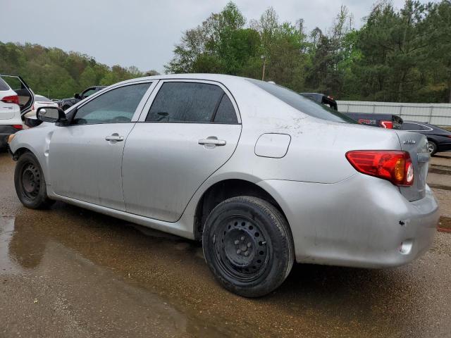 1NXBU4EE2AZ337204 - 2010 TOYOTA COROLLA BASE SILVER photo 2