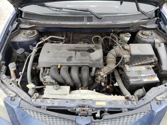 5Y2SL62803Z473502 - 2003 PONTIAC VIBE BLUE photo 11