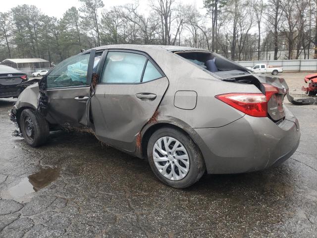 5YFBURHE1KP922321 - 2019 TOYOTA COROLLA L TAN photo 2