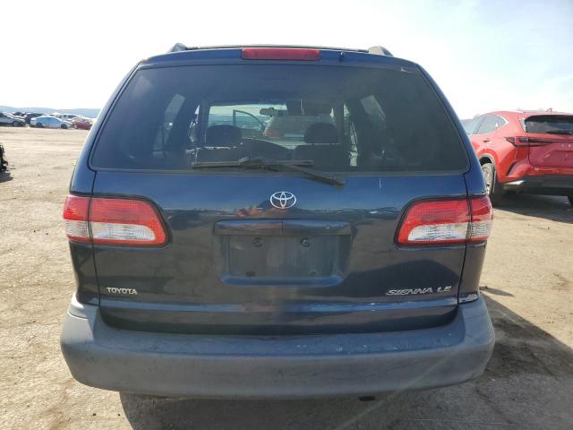 4T3ZF13C12U421547 - 2002 TOYOTA SIENNA LE BLUE photo 6