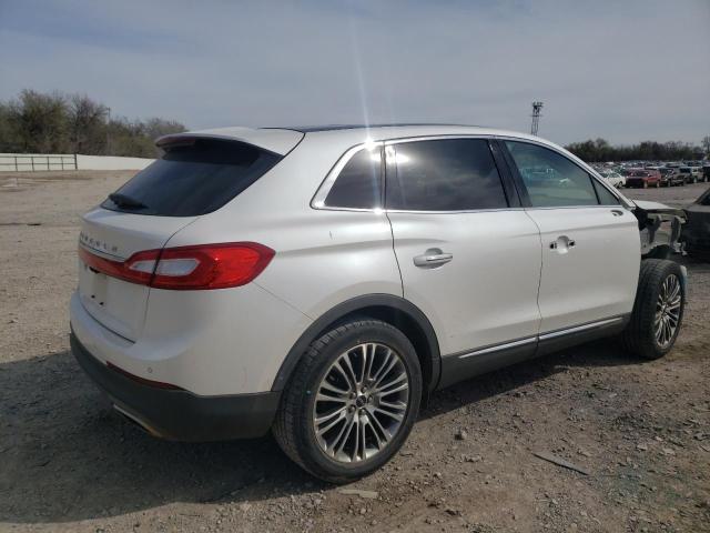 2LMPJ6KRXGBL27783 - 2016 LINCOLN MKX SELECT WHITE photo 3