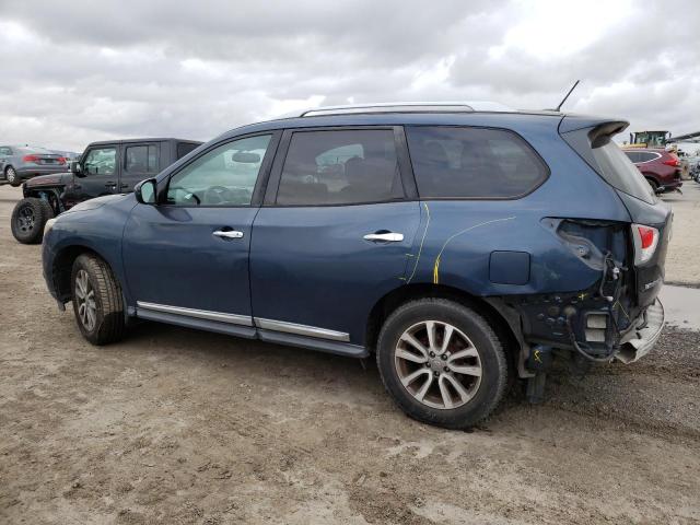 5N1AR2MN6DC639043 - 2013 NISSAN PATHFINDER S 蓝色 照片 2