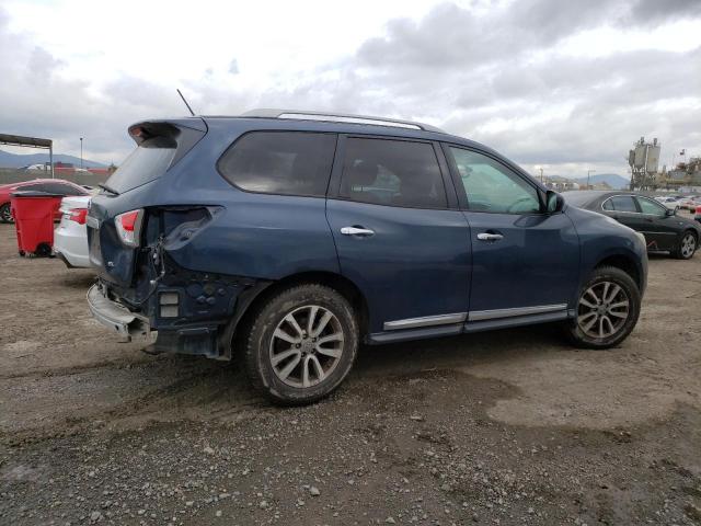 5N1AR2MN6DC639043 - 2013 NISSAN PATHFINDER S 蓝色 照片 3