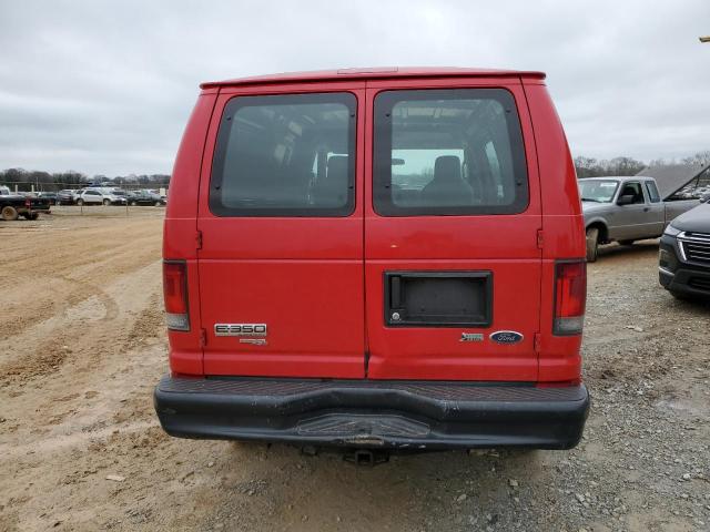 1FTSE3EL3CDB25604 - 2012 FORD ECONOLINE E350 SUPER DUTY VAN RED photo 6