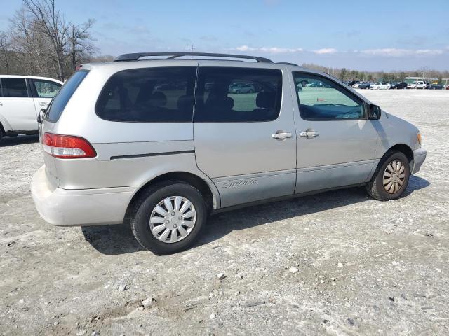 4T3ZF13C12U475835 - 2002 TOYOTA SIENNA LE SILVER photo 3