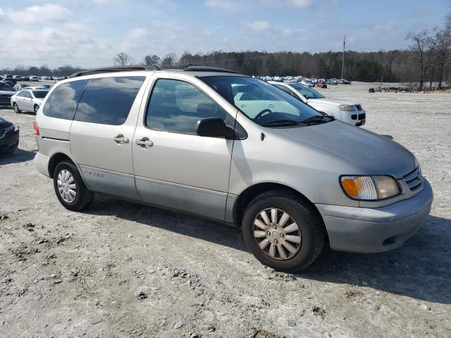 4T3ZF13C12U475835 - 2002 TOYOTA SIENNA LE SILVER photo 4