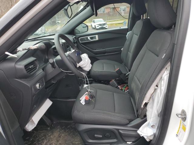 1FM5K8AB4MGA64775 - 2021 FORD EXPLORER POLICE INTERCEPTOR WHITE photo 7