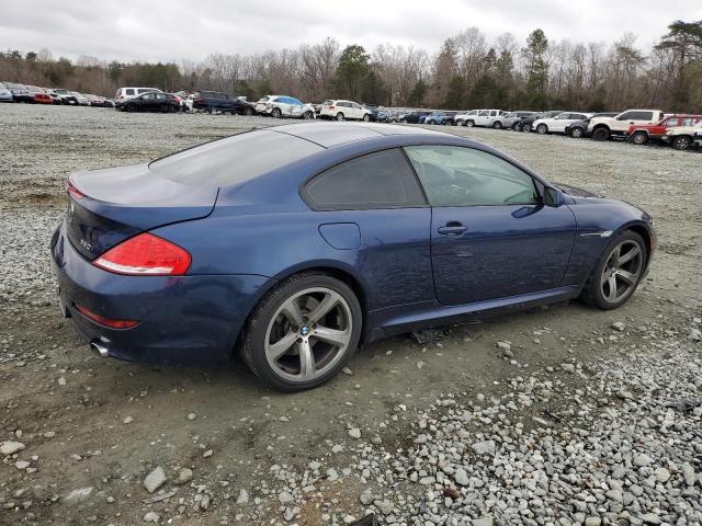 WBAEA53558CV90422 - 2008 BMW 650 I BLUE photo 3