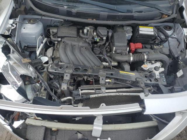 3N1CN7AP3KL840463 - 2019 NISSAN VERSA S SILVER photo 11