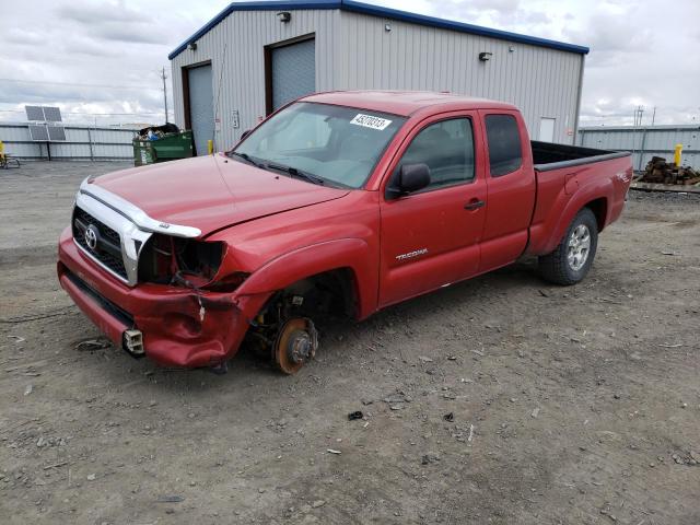 5TEUU4ENXAZ746054 - 2010 TOYOTA TACOMA ACCESS CAB წითელი ფოტო 1