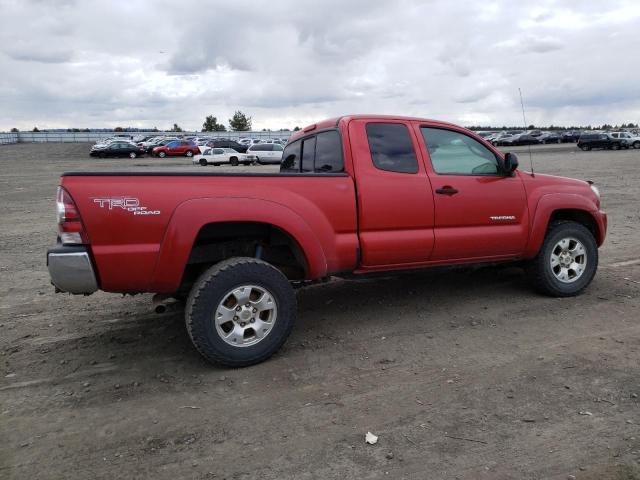 5TEUU4ENXAZ746054 - 2010 TOYOTA TACOMA ACCESS CAB წითელი ფოტო 3
