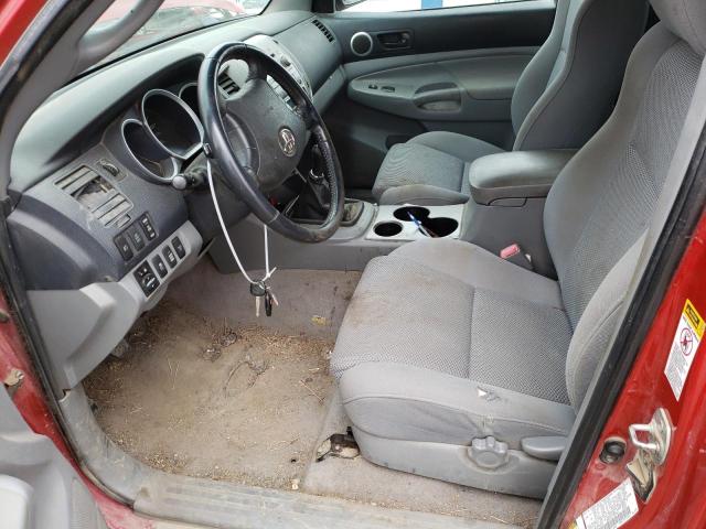 5TEUU4ENXAZ746054 - 2010 TOYOTA TACOMA ACCESS CAB წითელი ფოტო 7