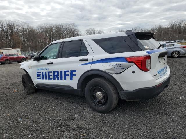1FM5K8AB3LGD01450 - 2020 FORD EXPLORER POLICE INTERCEPTOR WHITE photo 2