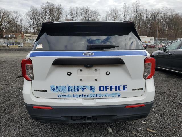 1FM5K8AB3LGD01450 - 2020 FORD EXPLORER POLICE INTERCEPTOR WHITE photo 6