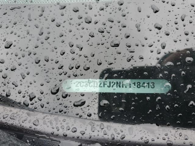 2C3CDZFJ2NH118418 - 2022 DODGE CHALLENGER R/T SCAT PACK GRAY photo 12