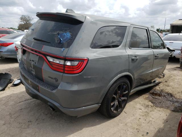 1C4SDJH94MC740791 - 2021 DODGE DURANGO SRT HELLCAT GRAY photo 3