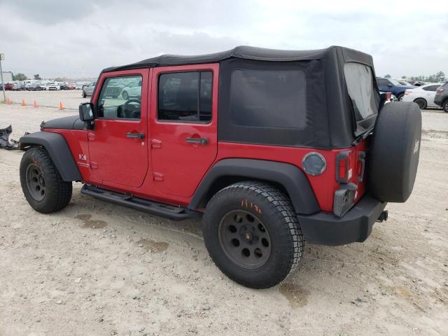 1J4GB39167L116649 - 2007 JEEP WRANGLER X RED photo 2