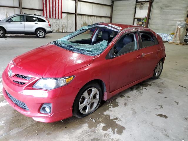 2T1BU4EE1CC788175 - 2012 TOYOTA COROLLA BASE RED photo 1