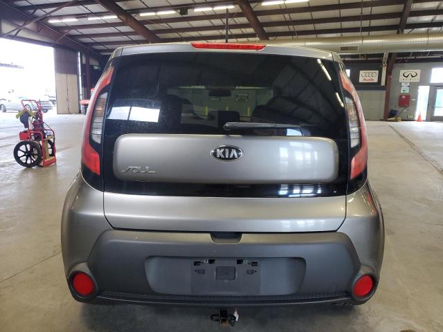 KNDJN2A26E7062079 - 2014 KIA SOUL GRAY photo 6