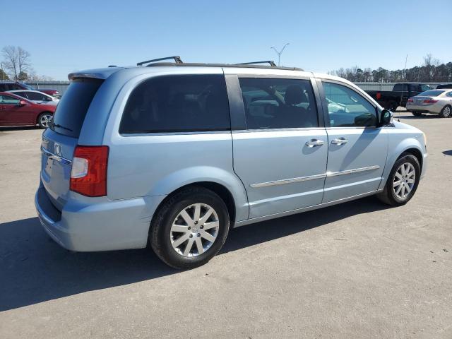 2C4RC1CG0CR369299 - 2012 CHRYSLER TOWN & COU TOURING L BLUE photo 3