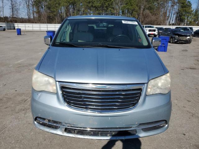 2C4RC1CG0CR369299 - 2012 CHRYSLER TOWN & COU TOURING L BLUE photo 5