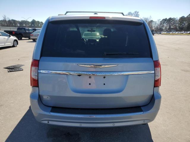 2C4RC1CG0CR369299 - 2012 CHRYSLER TOWN & COU TOURING L BLUE photo 6