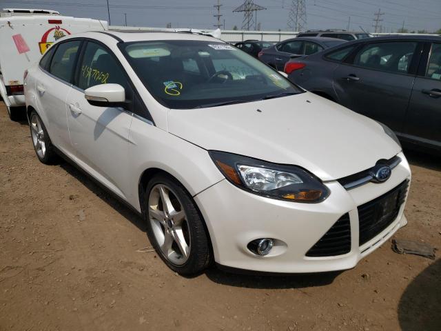 1FADP3J29DL113356 - 2013 FORD FOCUS TITANIUM WHITE photo 1