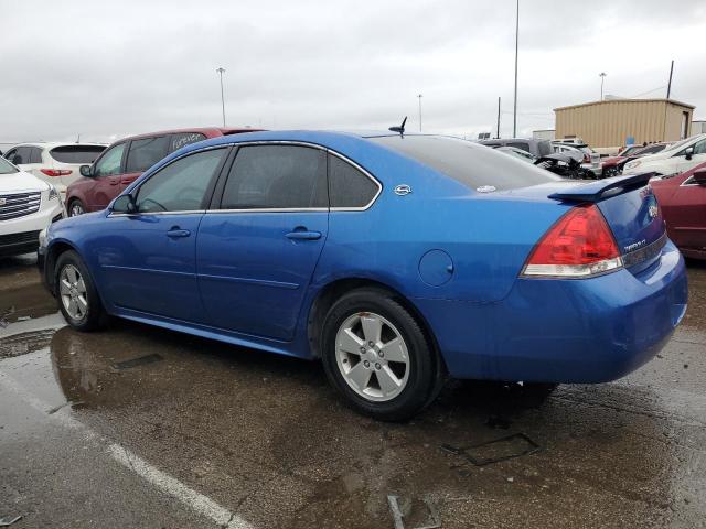 2G1WT57K791266552 - 2009 CHEVROLET IMPALA 1LT BLUE photo 2