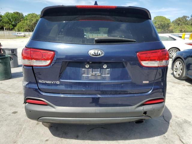 5XYPG4A35HG255792 - 2017 KIA SORENTO LX BLUE photo 6