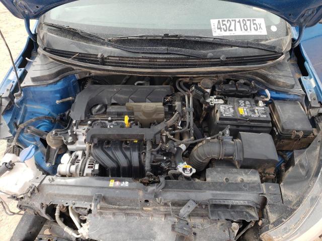 3KPA24AD4ME400406 - 2021 KIA RIO LX BLUE photo 11