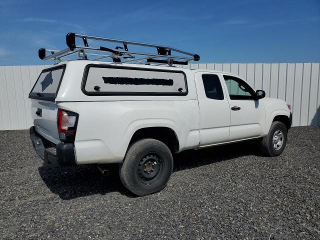 3TYRX5GN6MT012453 - 2021 TOYOTA TACOMA ACCESS CAB WHITE photo 3