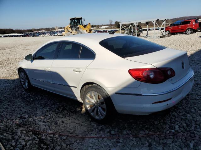 WVWMN7AN2CE515336 - 2012 VOLKSWAGEN CC SPORT WHITE photo 2