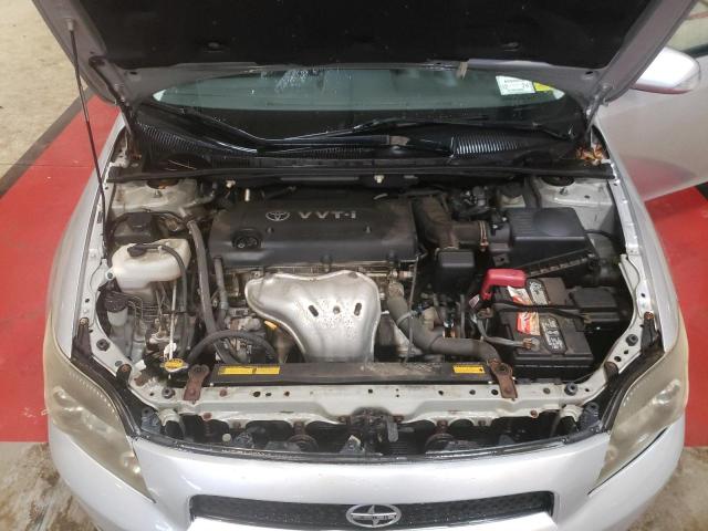 JTKDE167680261926 - 2008 TOYOTA SCION TC ვერცხლისფერი ფოტო 11